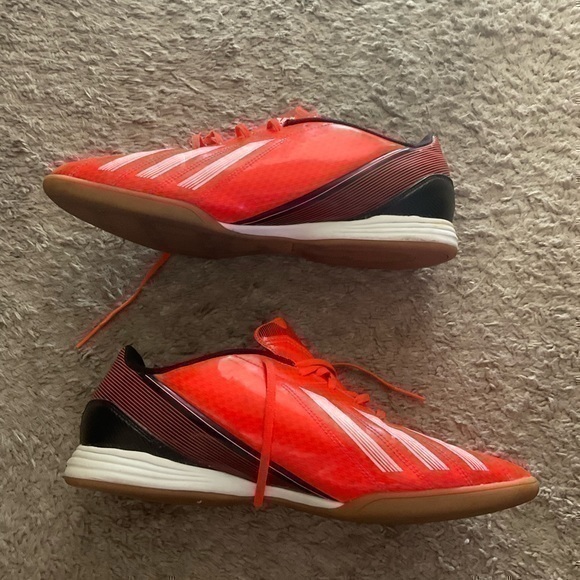 adidas Other - Adidas Mens Size 12 RF10 IN G96445 Orange Black Indoor Soccer Shoes